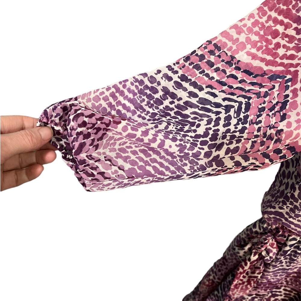 Speechless Purple Printed Dress - Picture 5 of 10